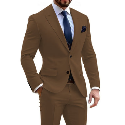 Traje Slim Fit Dos Piezas Gris para Negocios y Reuniones Profesionales - Image 13