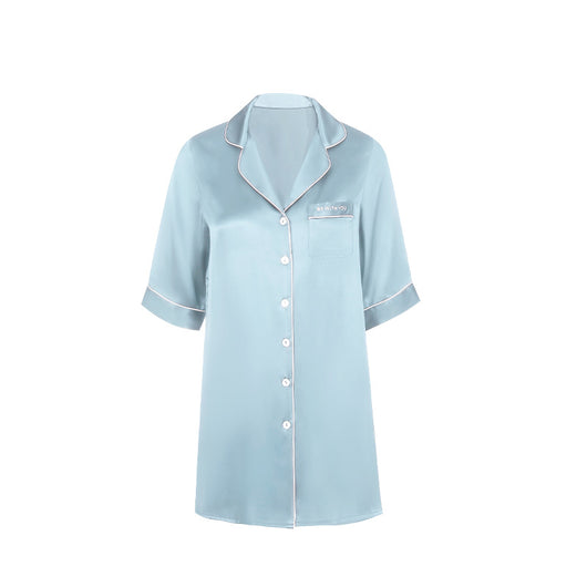 Camisón de Seda Midi para Primavera y Verano - Pijama Elegante para el Hogar - Image 5