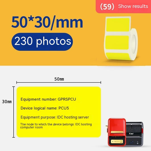 Etiquetas Térmicas Impermeables Multiuso - Papel Adhesivo Resistente - Image 19