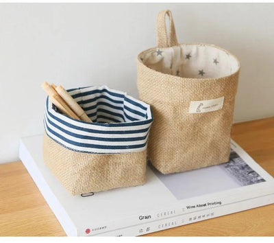 Bolsa de Almacenamiento de Yute para Baño y Escritorio - Image 16