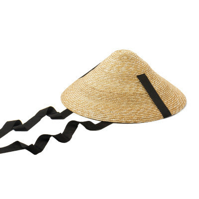 Sombrero de Paja Trenzado con Correas - Protección Solar Elegante - Image 5