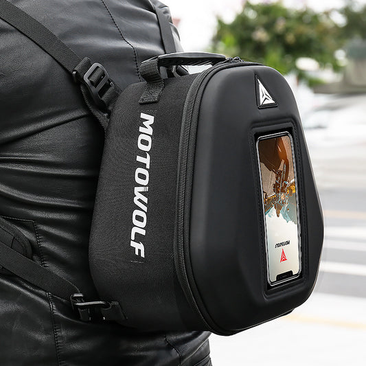 Mochila Impermeable para Motocicleta con Compartimento de Asiento Trasero - Image 2