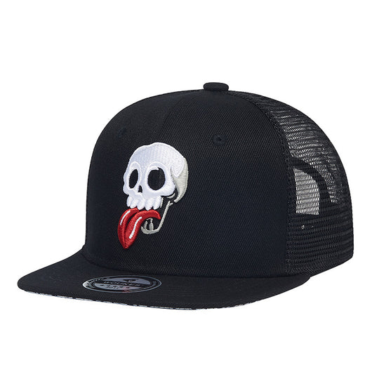 Gorra Hip Hop con Calavera Bordada - Image 8