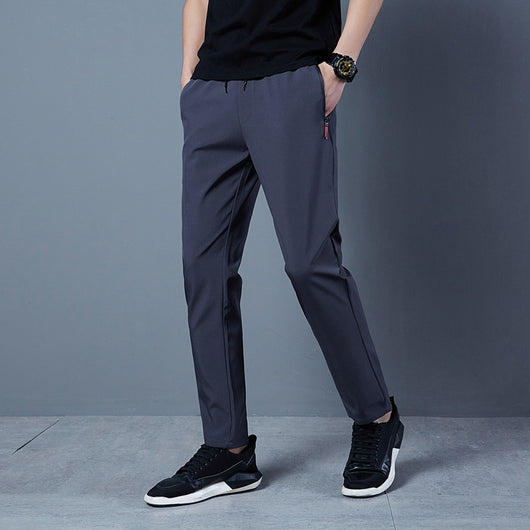 Pantalones de Verano Hombre Ice Silk Sueltos - Nuevo Estilo - Image 5