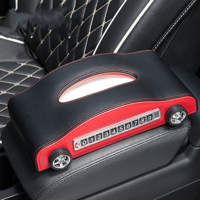 Dispensador de Pañuelos para Auto con Señal de Parada Creativa - Image 21