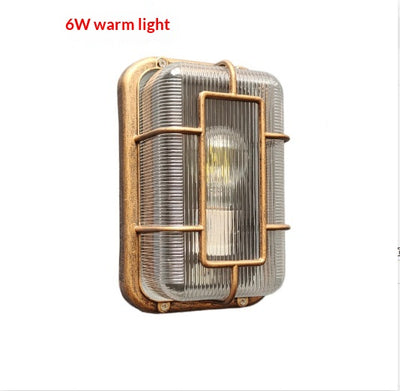 Luminaria Decorativa Industrial Retro de Aluminio Fundido para Exteriores - Image 9