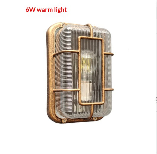 Luminaria Decorativa Industrial Retro de Aluminio Fundido para Exteriores - Image 9