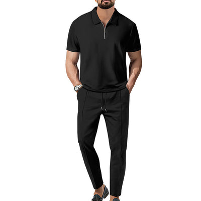 Traje Ejecutivo de Textura Waffle con Solapa Clásica - Diseño Monocromo - Image 16