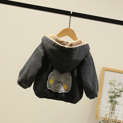 Chaqueta Denim Casual Acolchada para Niños - Image 10