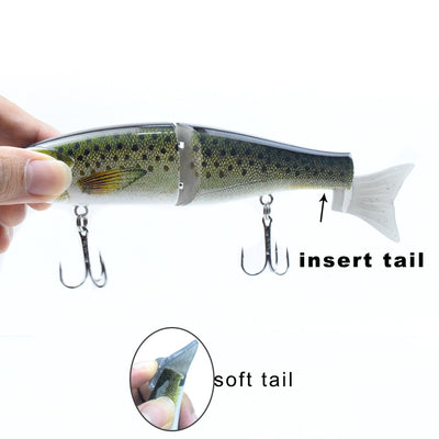 Señuelo Articulado de Cola Suave Estilo S para Pesca - Image 13