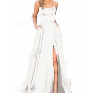 Vestido Largo Ajustado con Hombros Descubiertos para Damas de Honor y Eventos - Image 13