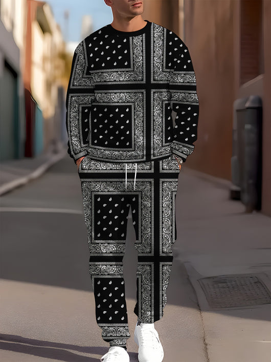Traje Deportivo Casual para Hombre con Estampado Minimalista - Image 8
