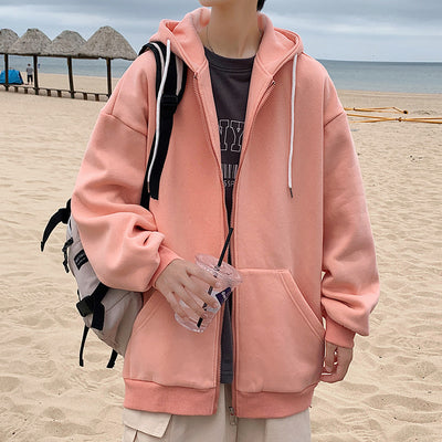 Chaqueta Hoodie Casual con Cierre para Hombre - Image 12