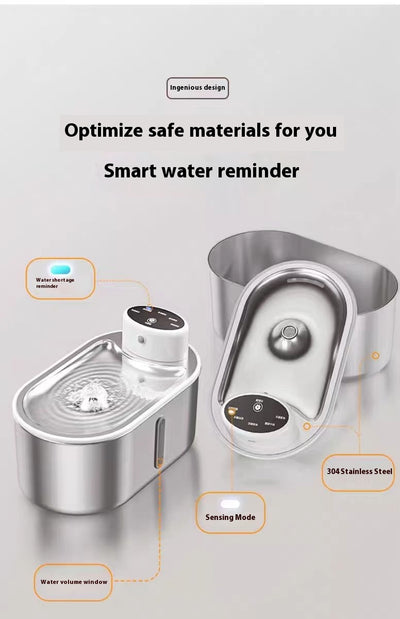 Fuente de Agua Automática para Mascotas con Sensor Infrarrojo - Image 6