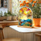 Adornos Decorativos Acrílicos con Efecto Cristal - Flores y Paisajes