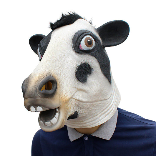 Máscara de Vaca de Látex para Fiesta de Halloween - Image 3