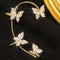 Fashion Earring Butterfly Ear Clip And Ear Hook Jewelry Right Dorado