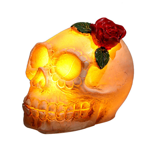 Lámpara Calavera LED Fantasma Esqueleto Luz Electrónica Decorativa Halloween - Image 2