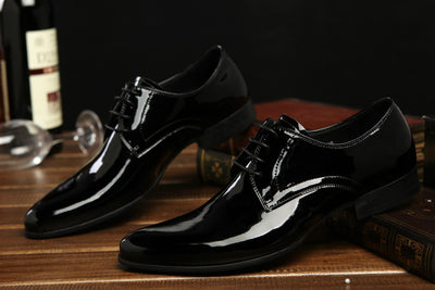 Zapatos de Cuero Oxford para Hombre con Punta Afilada - Image 10