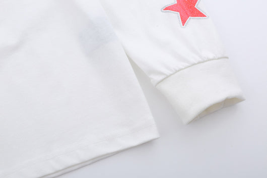 Playera Manga Larga Estrellas Estampado Espuma para Hombre - Image 18