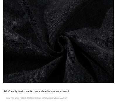 Sudadera Negra para Hombre con Lavado Desgastado y Detalles de Cierre de Langosta - Image 16