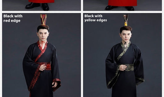 Traje Tang Primavera Otoño - Ropa Tradicional China para Hombre - Image 33