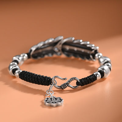 Pulsera Tejida en Plata S999 Diseño Espiga - Image 10