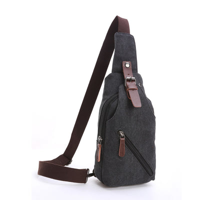 Bolso de Pecho de Lona para Hombro o Cruzado - Image 4