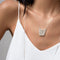 Collar de Plata Esterlina con Diseño de Bolsa de la Suerte para Mujer