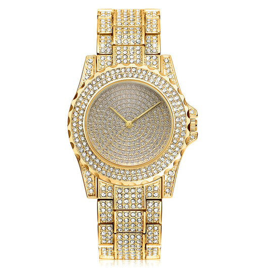 Reloj de Moda Británica con Diamante Simple para Mujer - Banda de Acero Aleado - Image 14