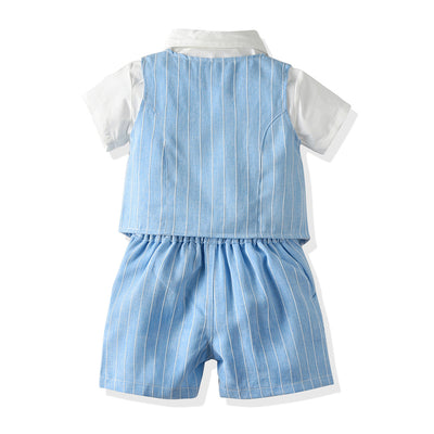 Conjunto de Moda Casual: Chaleco, Camiseta y Shorts - Image 5