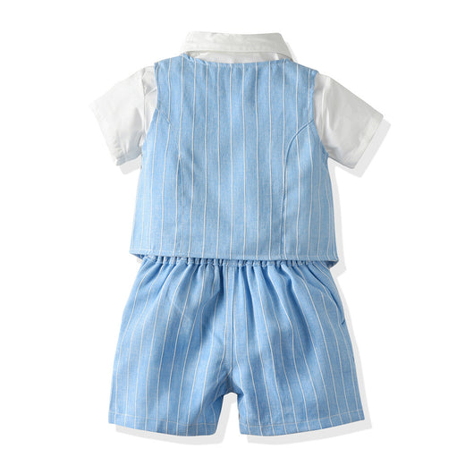 Conjunto de Moda Casual: Chaleco, Camiseta y Shorts - Image 5