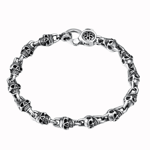 Pulsera de Plata Esterlina S925 Vintage para Hombre y Mujer - Image 3