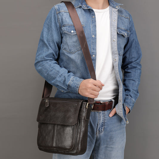 Bolsa de Cuero para Hombre Estilo Europeo y Americano
