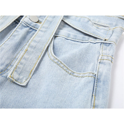 Pantalones Anchos Sueltos con Tiras - Diseño Moderno y Versátil - Image 11