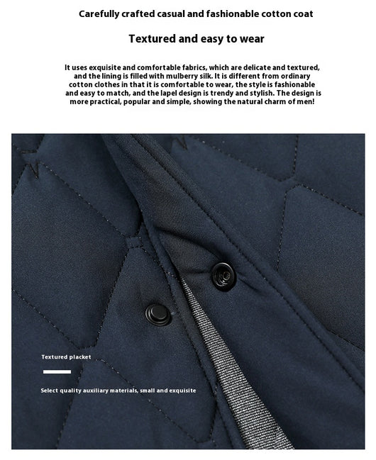 Abrigo Acolchado de Algodón para Hombre - Otoño Invierno - Image 19