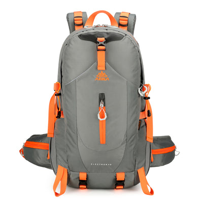 Mochila de Trekking AZELA Electron 40L - Blanco y Azul Marino para Senderismo y Viajes - Image 11