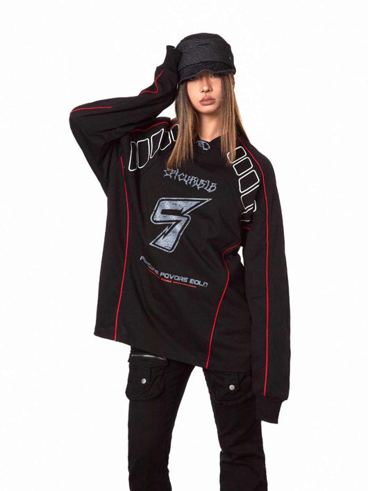 Camiseta Deportiva Hockey Manga Larga Estilo Jersey - Image 13