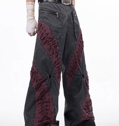 Pantalones Casuales Retro con Corte Tridimensional - Image 8