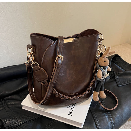 Bolsa Retro Estilo Messenger con Diseño de Cubo Portátil - Image 6