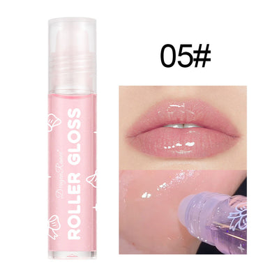 Brillo Labial Perlado Transparente con Brillantes - Efecto Espejo Luminoso - Image 10