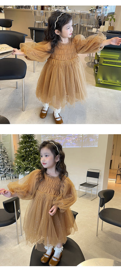 Vestido de Malla Elegante para Niña - Image 20