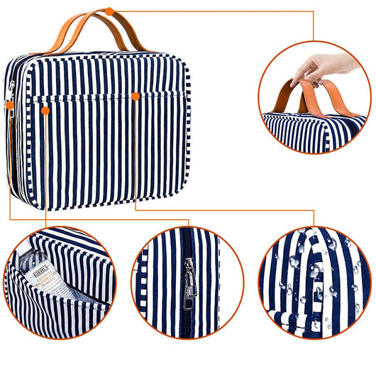 Bolso Rayado de Lavado Moderno para Mujer - Image 11