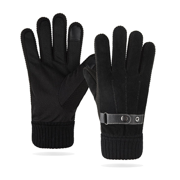 Windproof Thermal Cycling Gloves with Touchscreen Compatibility