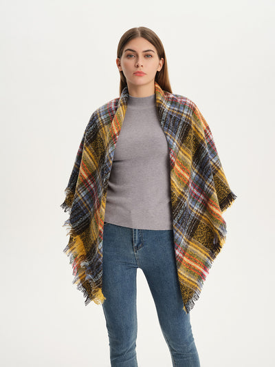 Chal Triangular Escocés para Otoño e Invierno - Amplio y Versátil - Image 70