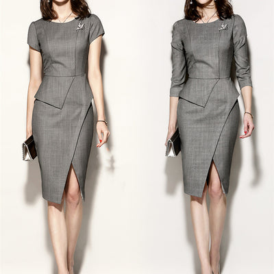 Vestido Entallado Femenino con Diseño de Cadera Ajustada - Image 3