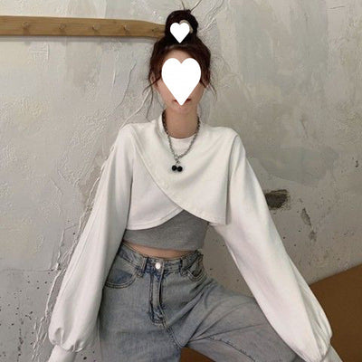 Conjunto de Dos Piezas: Suéter Irregular con Chaleco para Mujer - Image 2