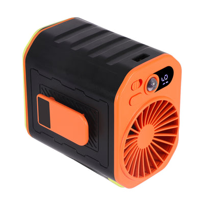 Ventilador Portátil de Cintura con Batería Integrada y Linterna LED