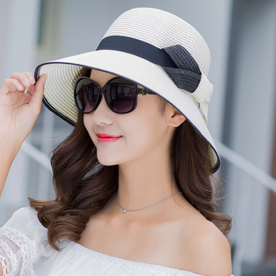 Sombrero Coreano Plegable para Mujer - Protección Solar Primavera Verano - Image 10