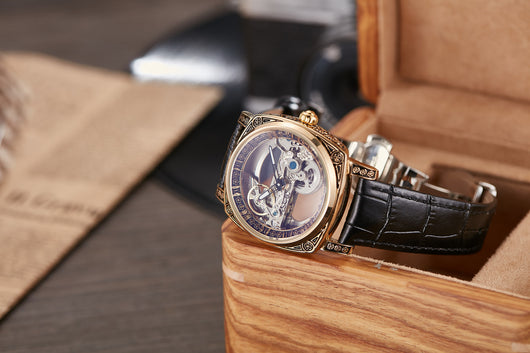 Reloj Mecánico Automático Vintage con Esfera Luminosa y Relieves - Image 29